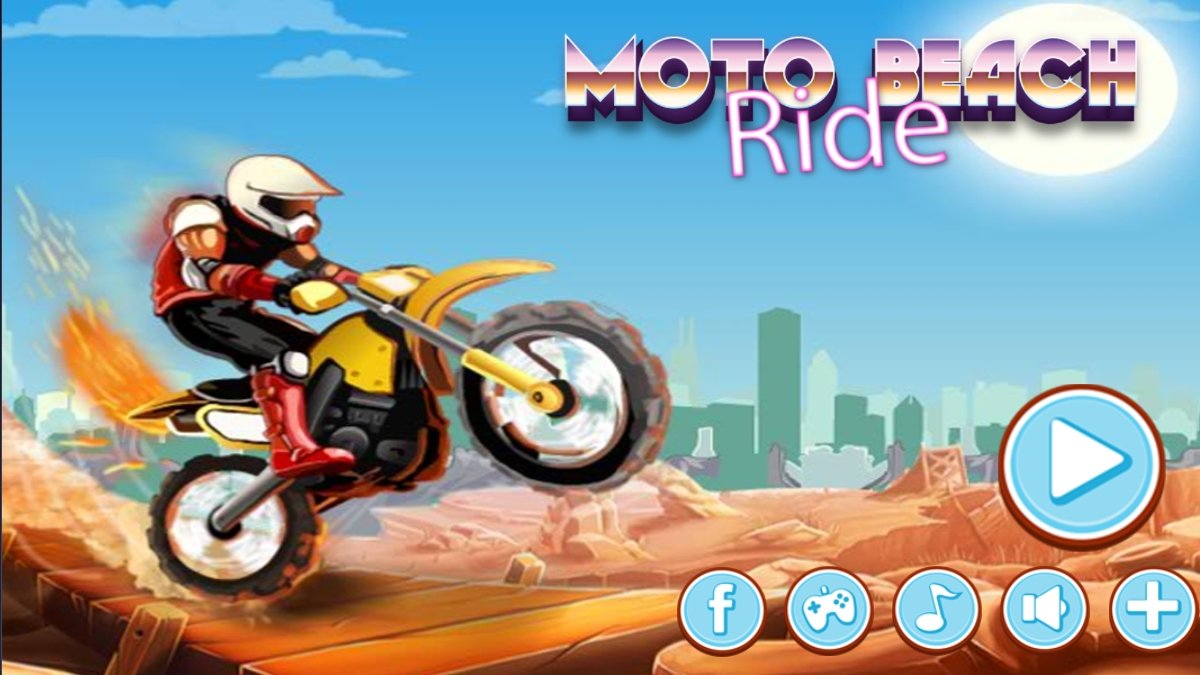 Moto beach ride