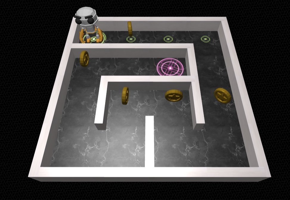 Robots maze